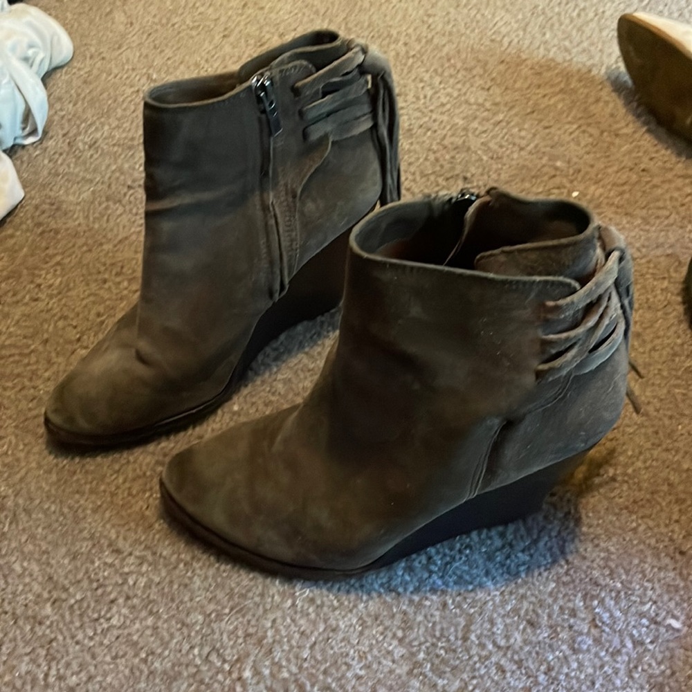 Frye booties - real leather